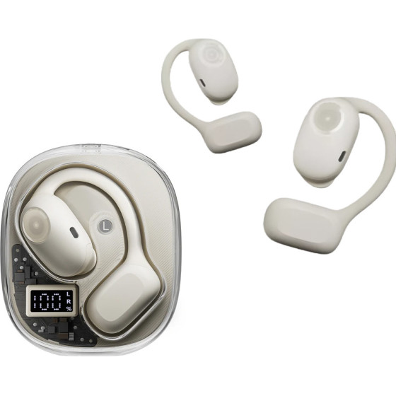 BlackView Bt 5.3 Anc Airbuds 100 With Lcd Charching Dock White - (AIRBUDS100-W)