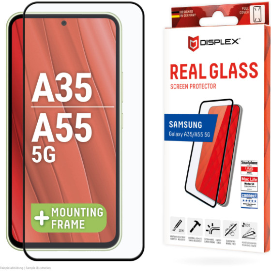 Displex Real Glass 3D Full Glue Samsung A35 5G / A55 5G - (01942)