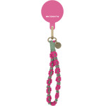 SBS Case Me Coco Smartphone Bracelet Wrist Strap For Smartphones Green Pink - (BRACDAISY2)