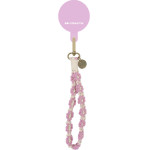 SBS Case Me Coco Smartphone Bracelet Wrist Strap For Smartphones Ivory Pink - (BRACDAISY1)