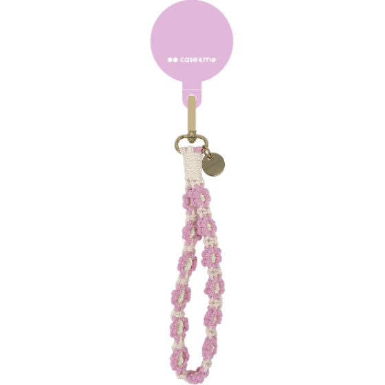 SBS Case Me Coco Smartphone Bracelet Wrist Strap For Smartphones Ivory Pink - (BRACDAISY1)
