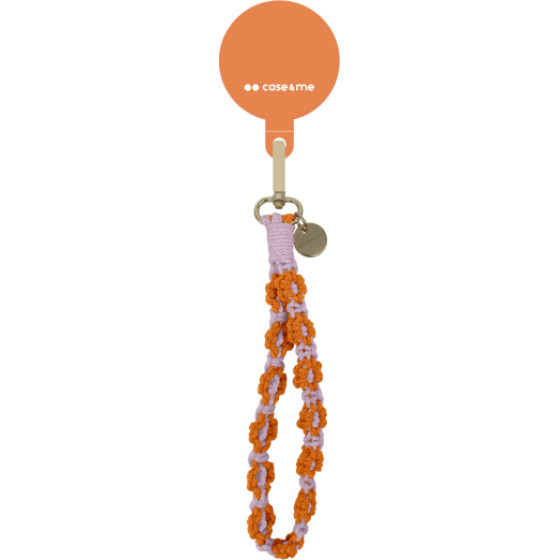 SBS Case Me Coco Smartphone Bracelet Wrist Strap For Smartphones Pink Orange - (BRACDAISY3)