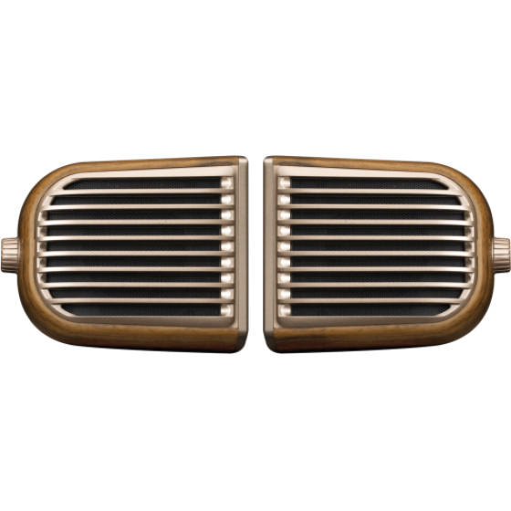 SBS Jaz 2 In 1 Wireless Stereo Speaker 10W Gold - (SPEAKSMOOTHBTS)