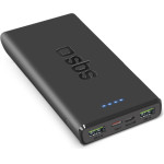 SBS Powerbank 10000 Mah 2 Ports Usb / 1 Port Type C Pd 20W / 1 Port Micro Usb Black - (10000FASTPD20K)