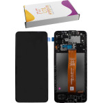 HYPER-Fix Samsung A127 A12 Nacho �����+Touch Screen + Lens + Frame Black Service Pack - (HF-GH82-26485A)