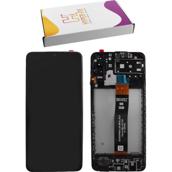 HYPER-Fix Samsung A13 5G A136 ����� + Touch Screen + Lens + Frame Black Service Pack - (HF-GH82-29077A)