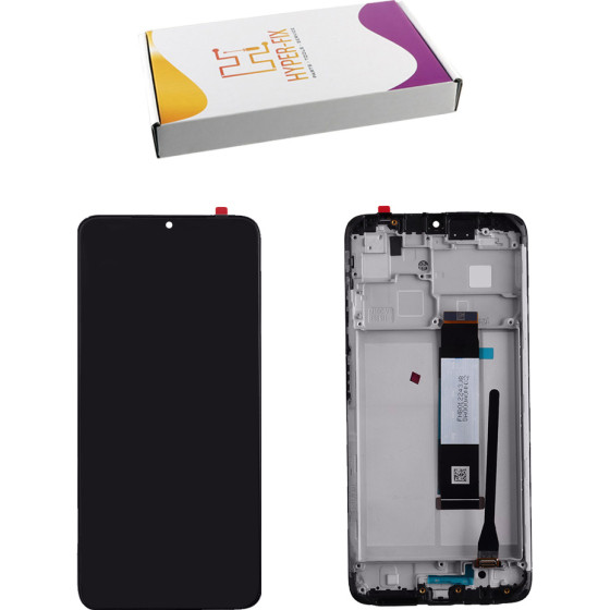 HYPER-Fix Xiaomi Poco M3 ����� + Touch Screen + Lens + Frame Black Service Pack - (HF-560002J19C00)