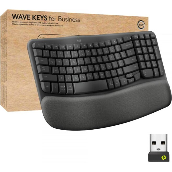 Logitech Wave Keys For Business-Graphite - (920-012334)