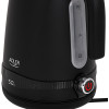 Adler 1,7L Steel Electric Kettle With Lcd And Temperature Control Black - (AD1295B)