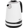 Adler 1,7L Steel Electric Kettle With Lcd And Temperature Control White - (AD1295W)