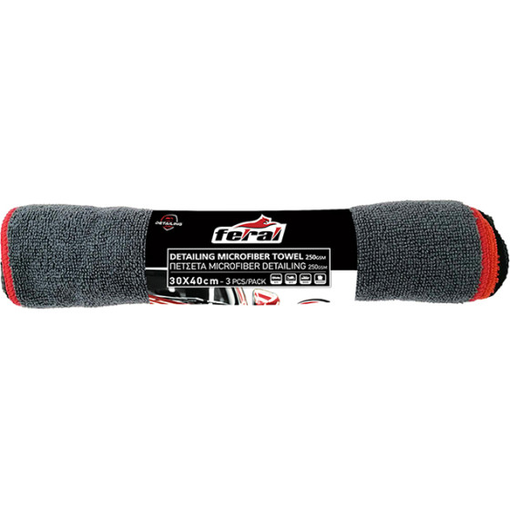������� Microfiber Feral Detailing Pro 30x40cm ���� 3 �������� - (25532)