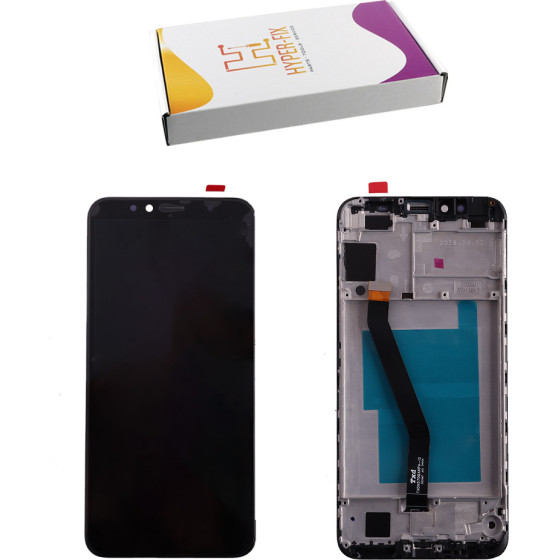 HYPER-Fix Honor 7A/Huawei Y6 2018/Y6 Prime 2018 ����� + Touch Screen + Lens + Frame Black Service Pack - (HF-02351WLJ)