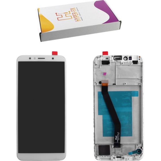 HYPER-Fix Honor 7A/Huawei Y6 2018/Y6 Prime 2018 ����� + Touch Screen + Lens + Frame White Service Pack - (HF-02351WLK)