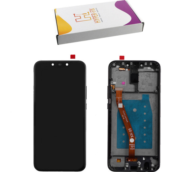 HYPER-Fix Huawei Mate 20 Lite ����� + Touch Screen + Lens + Frame Black Service Pack - (HF-02352GTW)