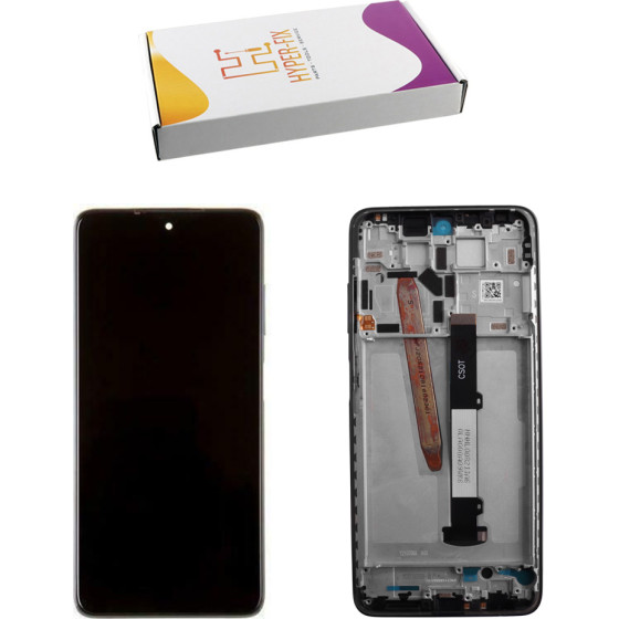 HYPER-Fix Xiaomi Poco X3 PRO/Poco X3 ����� + Touch Screen + Lens + Frame Black Service Pack - (HF-560002J20S00)