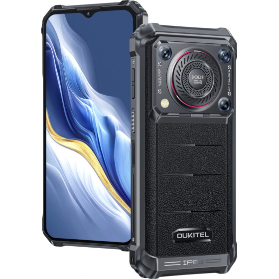 Oukitel Smartphone WP36, 6.52'', 8/128GB, IP68/IP69K, 10600mAh, ����� - (WP36-BK)