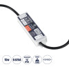 GloboStar ��������� ����������� Selv ��� �������� �������� Led 15W 0.625A - Ac 220-240V �� Dc 24V �� 1.2m Vde ������� ������� & ������ ����������� - ��������� IP68 - M12 x W3 x H2cm - 3 ������ ������� - (60960)