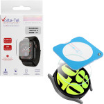 Volte-Tel Tempered Glass Samsung Watch 6 40MM 1.3'' 9H 0.30mm 2.5D Easy Application Full Glue Full Cover TRANSPARENT - (5205308363900)