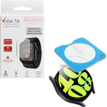 Volte-Tel Tempered Glass Samsung Watch 6 44MM 1.5'' 9H 0.30mm 2.5D Easy Application Full Glue Full Cover TRANSPARENT - (5205308363924)