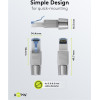 Goobay ����� RJ45 65939, Cat 6A STP, tool-free, ����� - (65939GB)