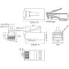 Goobay ����� RJ45 Cat 6 UTP, �������, 10��� - (93828)