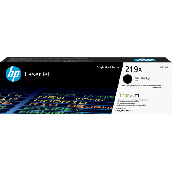 HP 219A Black Original Laserjet Toner Cartridge - (W2190A)