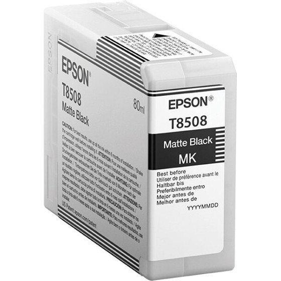 Ink Epson T8508 Matte Black - 80ml - (C13T85080N)