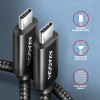 Axagon BUCM2-CM15AB Charge Cable USB-C USB-C 2.0, 1.5M, Pd 240W 5A, ALU, BRAID, BLACK