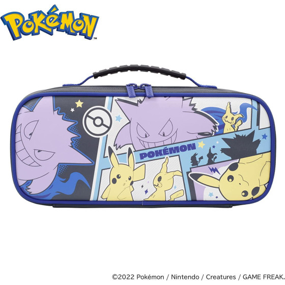 Hori (NSW-412U) Cargo Pouch Compact (PIKACHU, Gengar & MIMIKYU) - For SWITCH/ Switch LITE