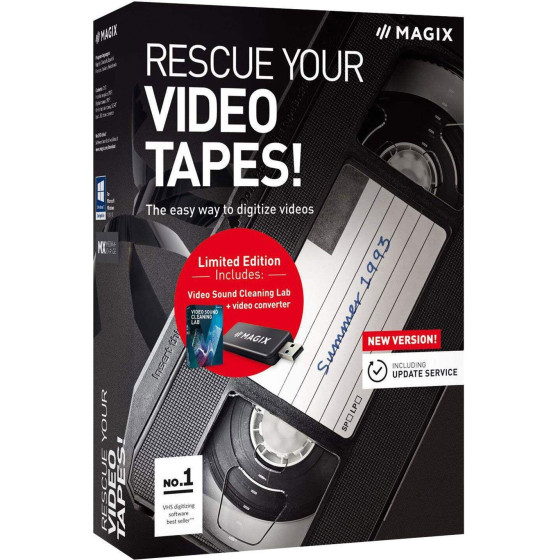 MAGIX Rescue Your VIDEOTAPES! (+Video Sound Cleaning LAB)