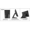 Touchscreen Monitor 15- Inch Desktop ( TEU-15S1-D-P) Pcap 10 -TOUCH, Zero Bezel DESIGN
