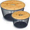Prosperplast Clubo Set Basket 450x248mm Grey - (ICLUE1ST-S433)