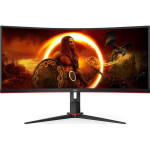 AOC Uwqhd Curved Gaming Monitor 34'' With Speakers - (CU34G2XE/BK)