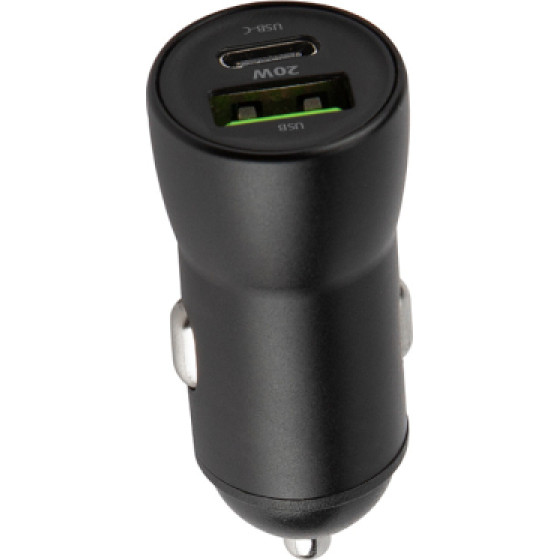 Maxlife Car Charger QC3.0 Pd + 1 Port 20W Black - (MXCC-04)