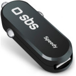 SBS Car Charger Speedy 2A 10W Black - (CAR2ASPK)