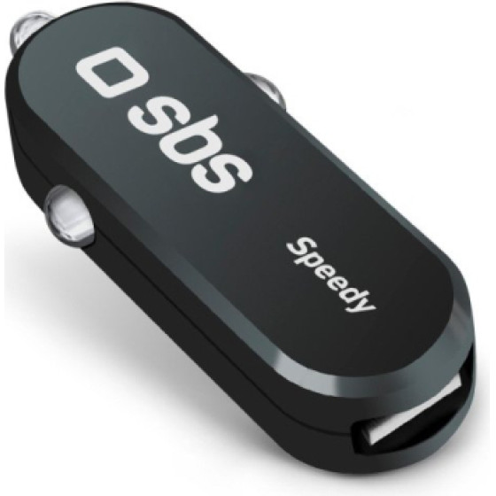 SBS Car Charger Speedy 2A 10W Black - (CAR2ASPK)