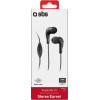 SBS Handsfree Stereo Earset 3.5 Jack Studio Mix 10 Black - (INEARKL)