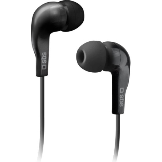 SBS Handsfree Stereo Earset 3.5 Jack Studio Mix 10 Black - (INEARKL)