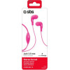 SBS Handsfree Stereo Earset 3.5 Jack Studio Mix 10 Pink - (INEARPL)