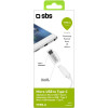 SBS Micro Usb To Type C Adapter White - (ADAPTC)