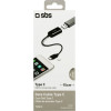 SBS Otg Usb To Type C Adapter With Cable 15cm Black - (CABLEOTGTCK)