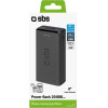 SBS Powerbank 20000 Mah 2 Ports 2.1A Black - (BB20000FASTK)