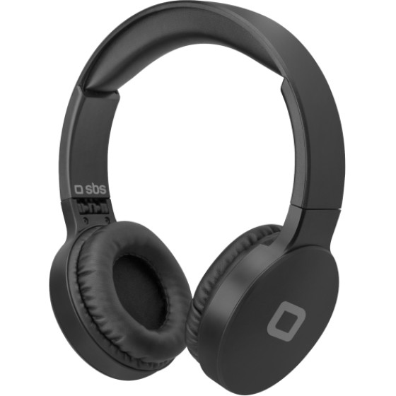 SBS Wired Headphone Dj Beat Foldable Black - (HEADPHDJBEATK)