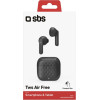 SBS Wireless Earphones Tws Air Free Black - (RAIRFREETWSBTK)