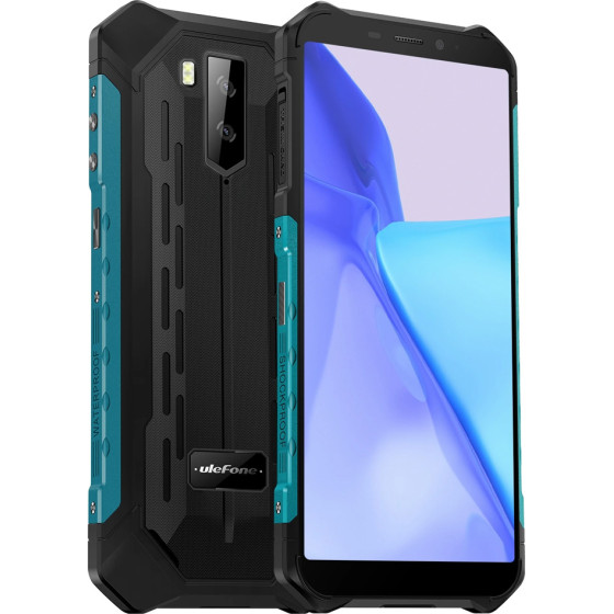 Ulefone Smartphone Armor X9 Pro, 5.5'' 4/64GB 5000mAh IP68/IP69K, ������� - (ARMORX9PRO-GN)