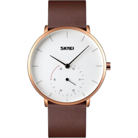 Skmei ��������� ����� ������ - - 9213 - Brown/White