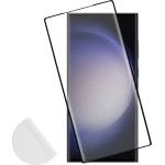 Idol 1991 Tempered Glass Samsung S23 Ultra 5G 6.8'' 9H 0.25mm 3D Full Glue Semi Curved Finger Unlock Black + Squeezy CARD