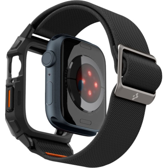 Spigen Fit Lite Pro For Apple Watch 4 / 5 / 6 / 7 / 8 / 9 /SE(44 45mm) Black - (ACS07103)