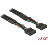 DeLock ������� Usb 2.0 10-Pin 2.54mm 480 Mbps, 50cm - (82437)