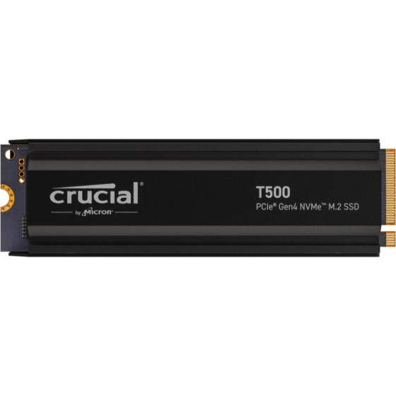 Crucial Ssd T500 1TB Pcie 4.0 Nvme w/Heatsink - (CT1000T500SSD5)